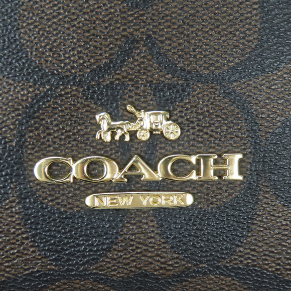 Coach COACH Leather Shoulder Bag 68168 Red Brown Leather Crossbody Bag 68168 - Picture 8 of 16